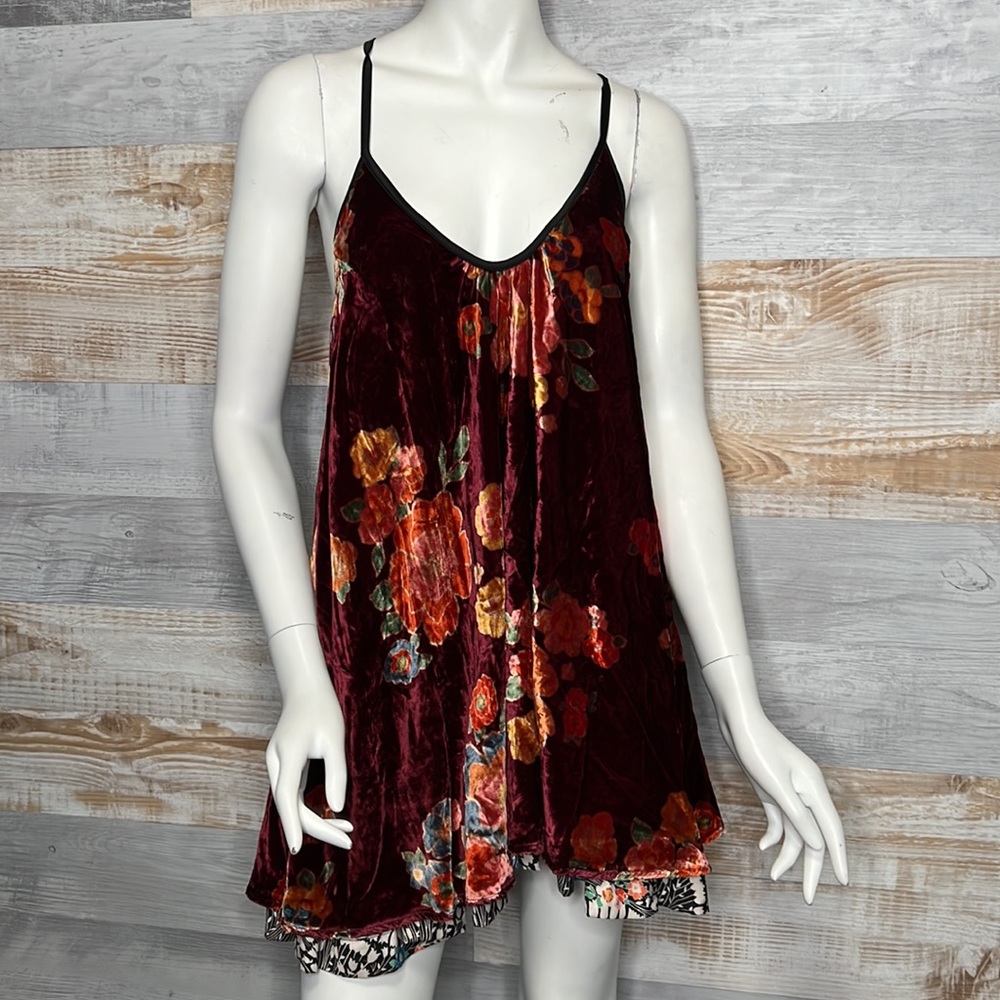 Free People Two Faced Reversible Mini dress size XSmall